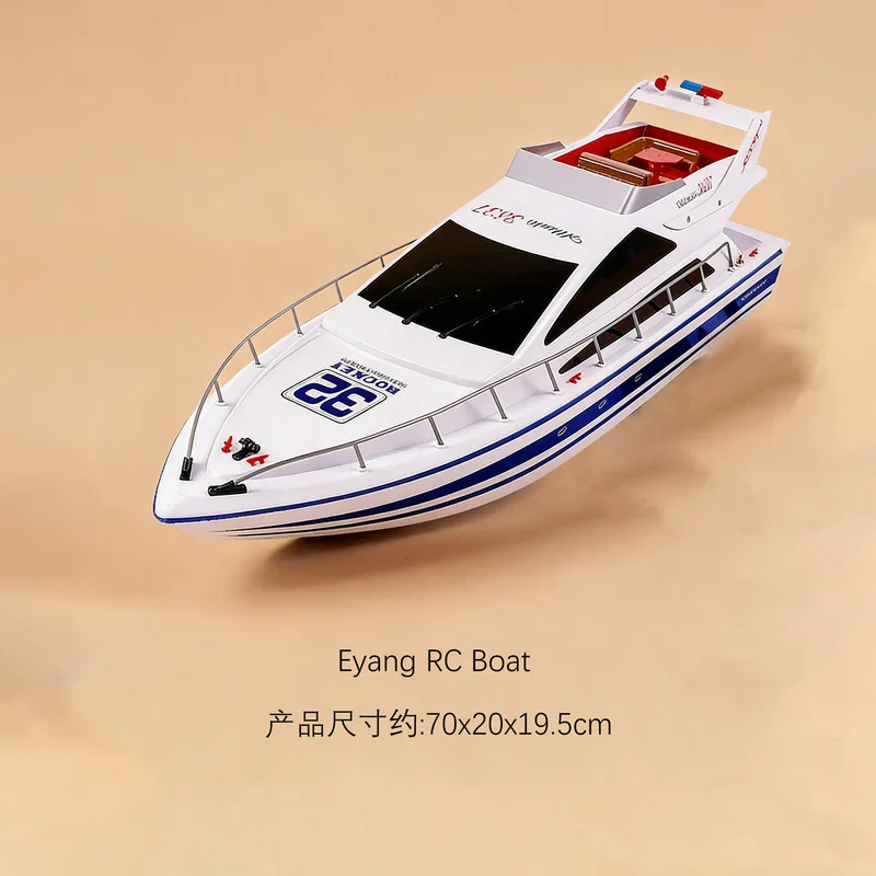 Eyang Rc Boat High Speed Electric Remote Control Royal Yacht Simulation Racing Model For Water Outdoor Use