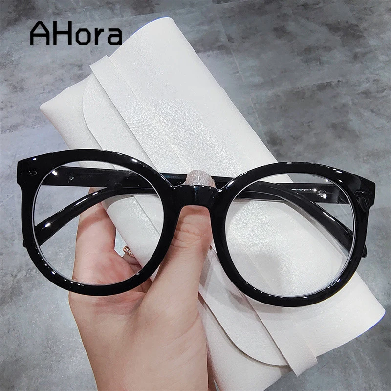 

Ahora Simple Black Reading Glasses Computer Optical Glasses Frame Blocking Blue Light Presbyopic Eyeglasses 0+1.0...4.0 Unisex