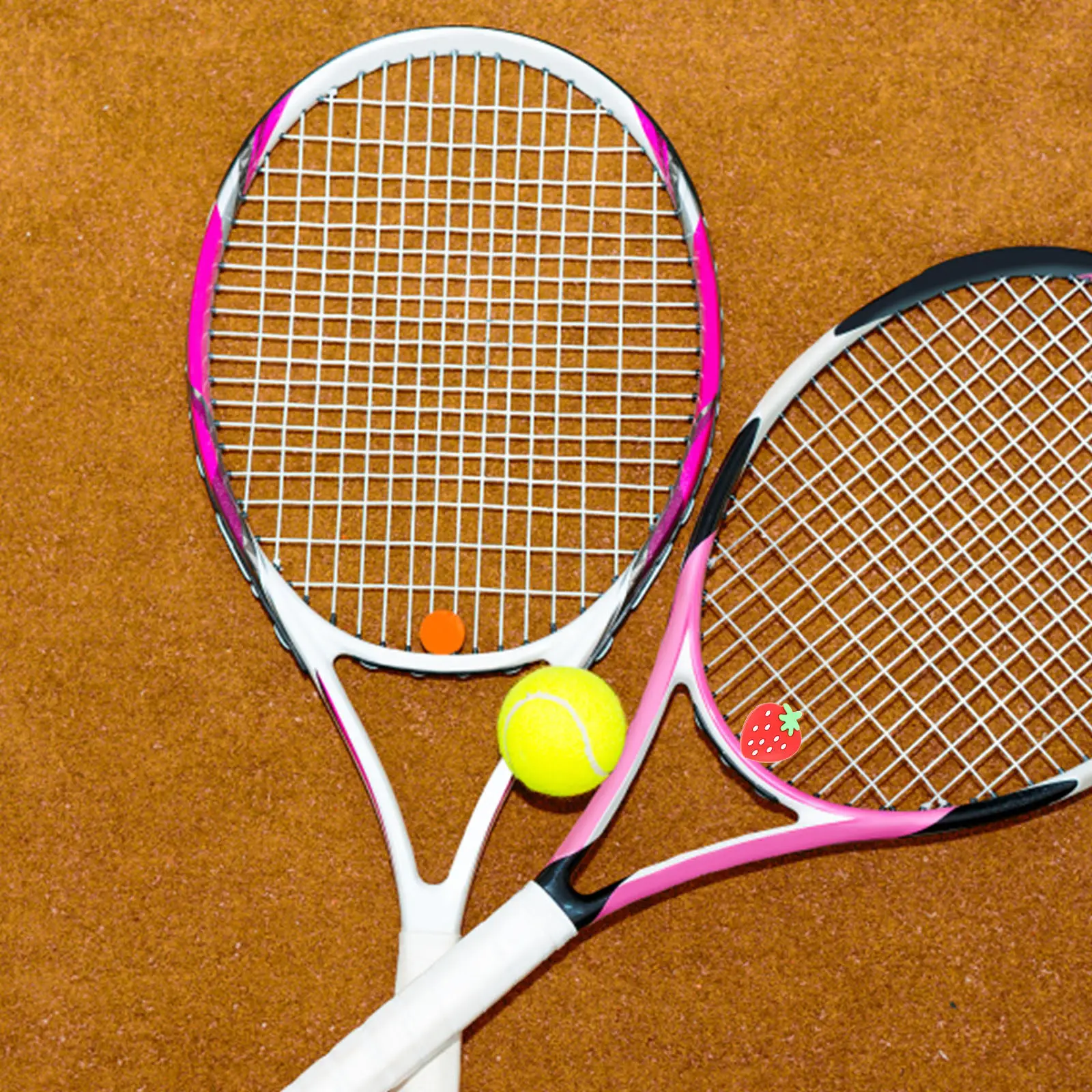 Racket Vibration Dampener - 6 stuks tennisdempers van siliconen, racketschokdemper,