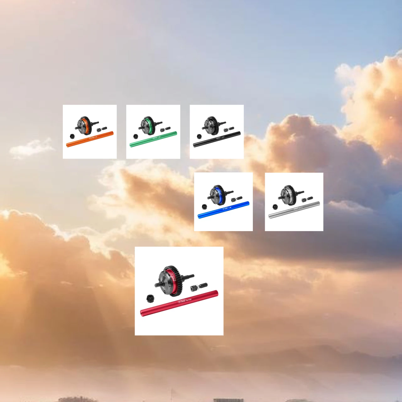 

GPM Carbon Steel & 7075 Alloy Centre Complete Diffs 13T/47T TRAXXAS Mini Slash