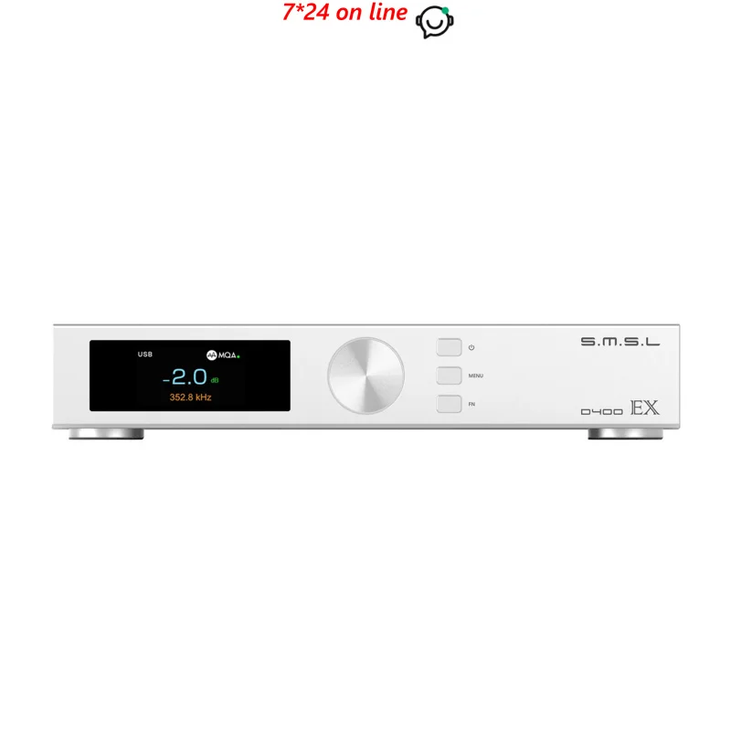 SMSL D400EX AUDIO DAC 1 * AK4191 2 * AK4499EX OPA1612A LME49720 XU316 MQA-CD DSD512 32bit/768 كيلو هرتز بلوتوث I2S مع جهاز التحكم عن بعد