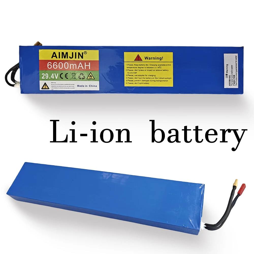 29.4V 6600mAh Lithium Ion Battery 7s2p battery pack 18650 Battery