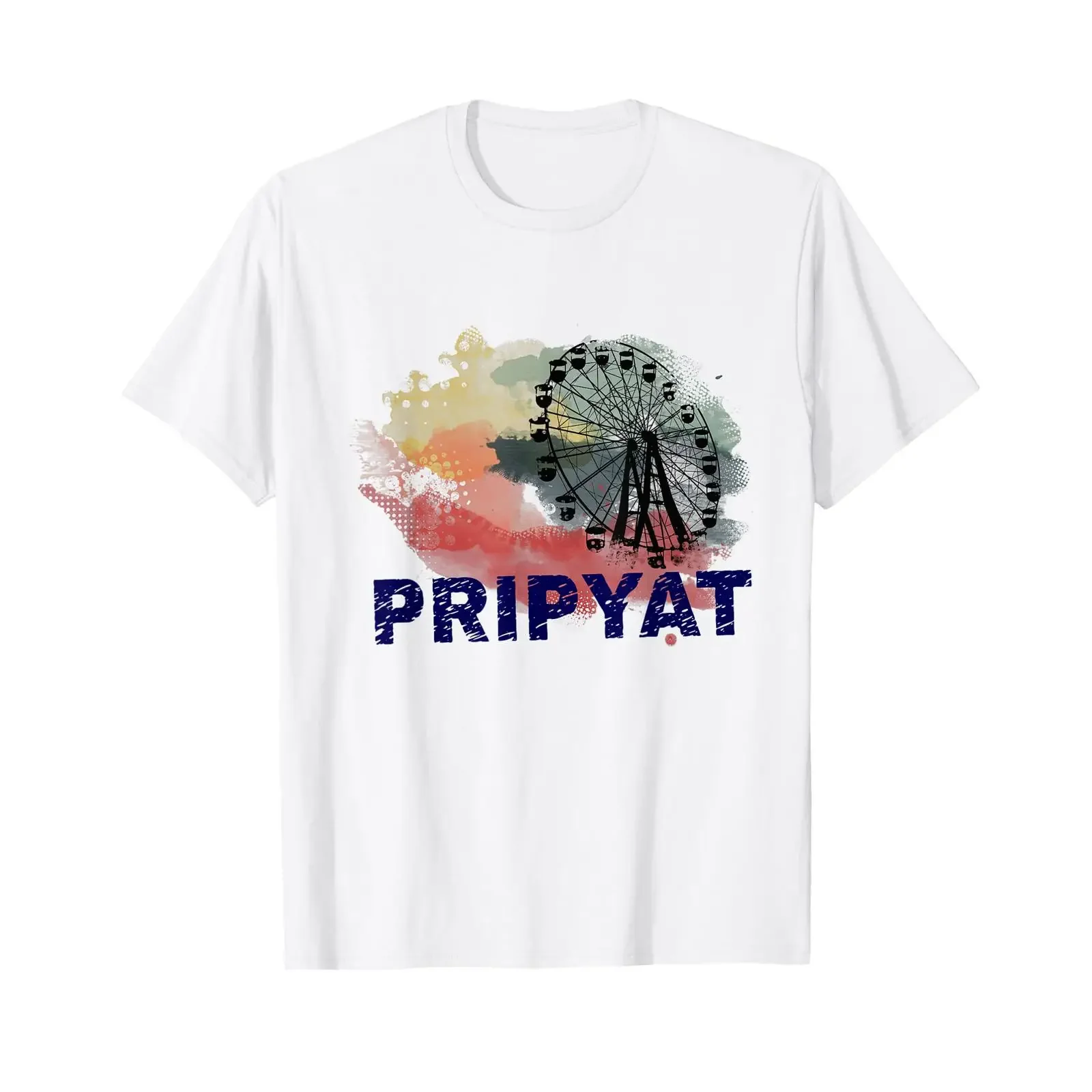 Pripyat Radioactive Ghost City Tschernobyl T Shirt vintage Washed Breathable Unisex homme Top For Everyday Wear graphic