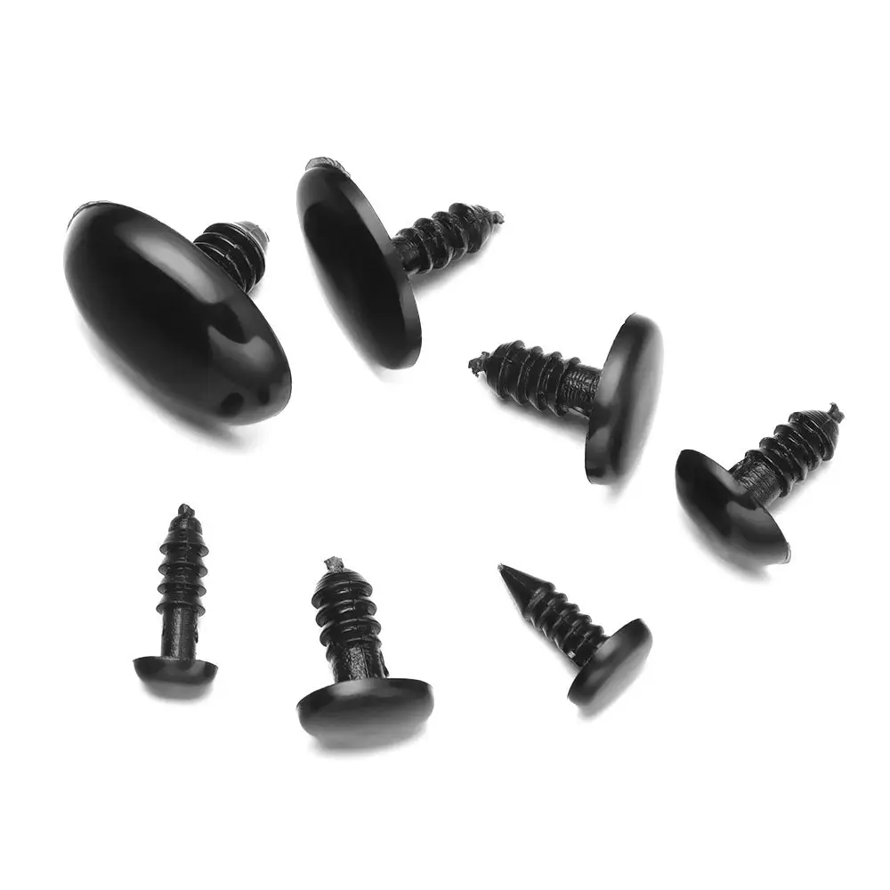 50/100 stuks Plastic Speelgoed DIY Gereedschap Veiligheidsonderdelen Poppen Accessoires Ovale Dierenneuzen Popneuzen