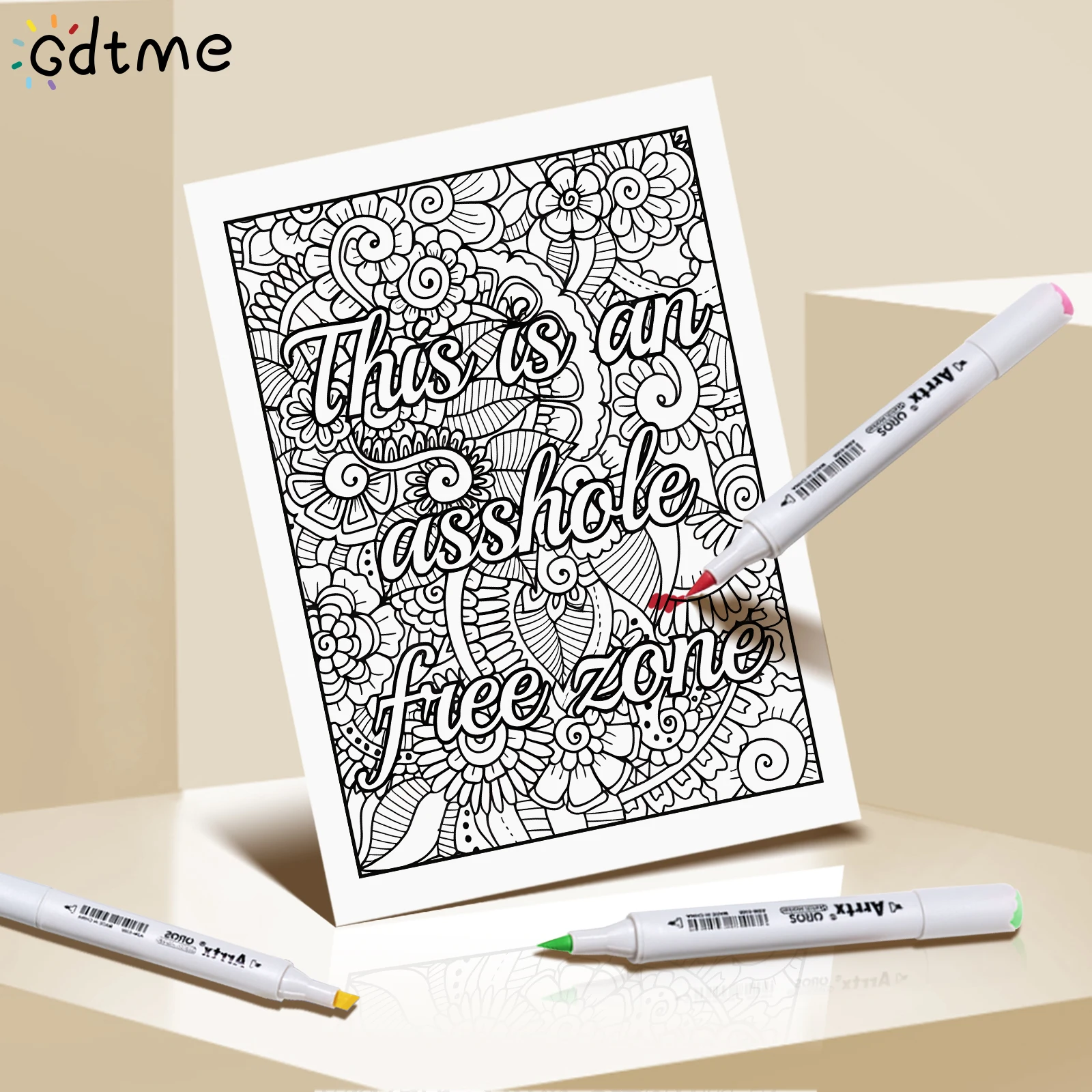 THINGS JWANT TO SAY AT WORK BUT CAN'T Coloring Book Adult Relieve Stress Bold-easy DIY  Art Self-Painting Drawing Books