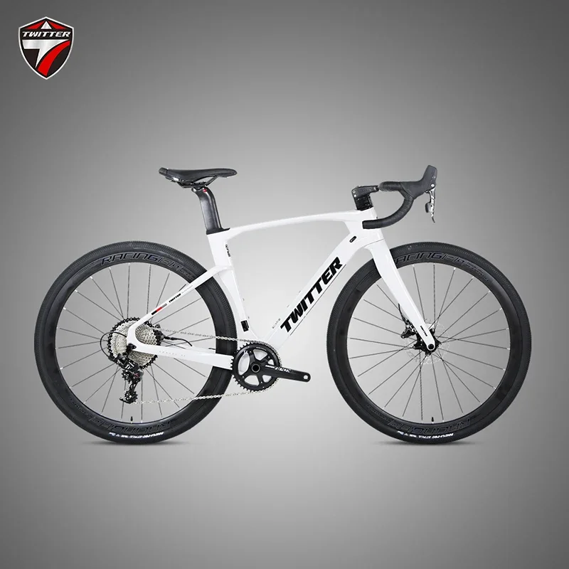 TWITTER GRAVEL-V3 GRX RX810-11Speed,Electronic Shifting Hydraulic Disc Brakes Carbon Fiber Road Bike bicycle 700*40c Gravel bike