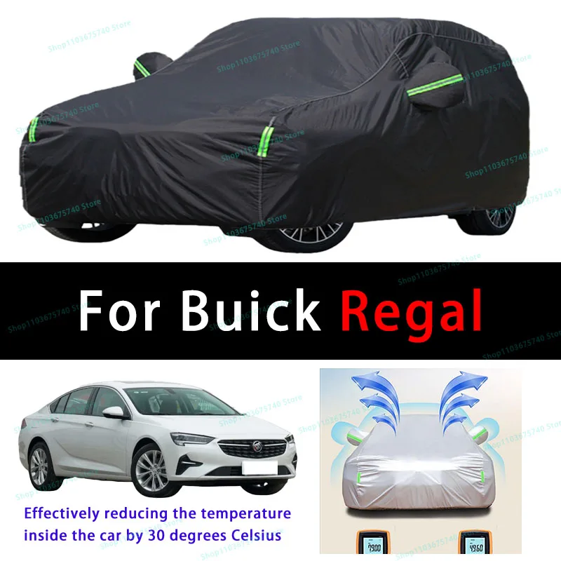 

For Buick Regal Summer Full Car Covers Outdoor Sun uv Protection Dust Cooling Protective Auto Protective Cover