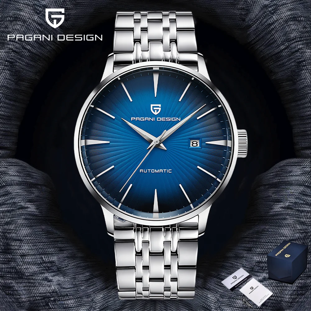 PAGANI Mechanical Watch Men's Fashion Waterproof Steel Strip Watch