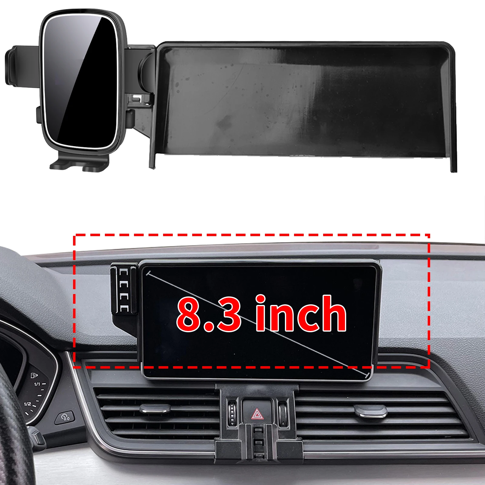 

fit for Audi A5 2017 2018 2019 2020 ​​Custom Fit Phone Holder Mount Dashboard Screen Base No Drill Car​​ accessoires