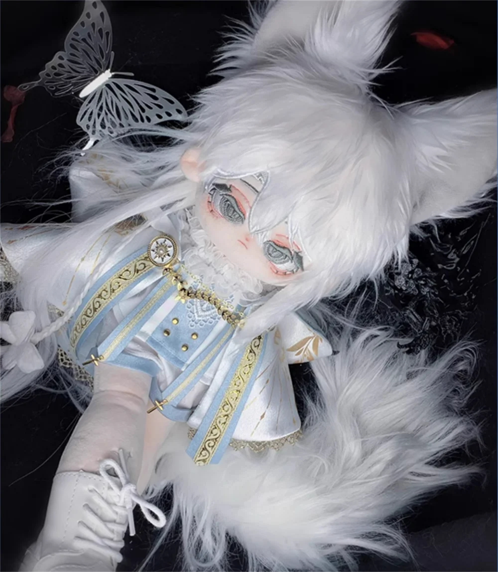 원래 잘 생긴 Seer 서양 마술 양복 20cm 인형 장난감 망토 의상 옷 코스프레 KN 어린이 선물