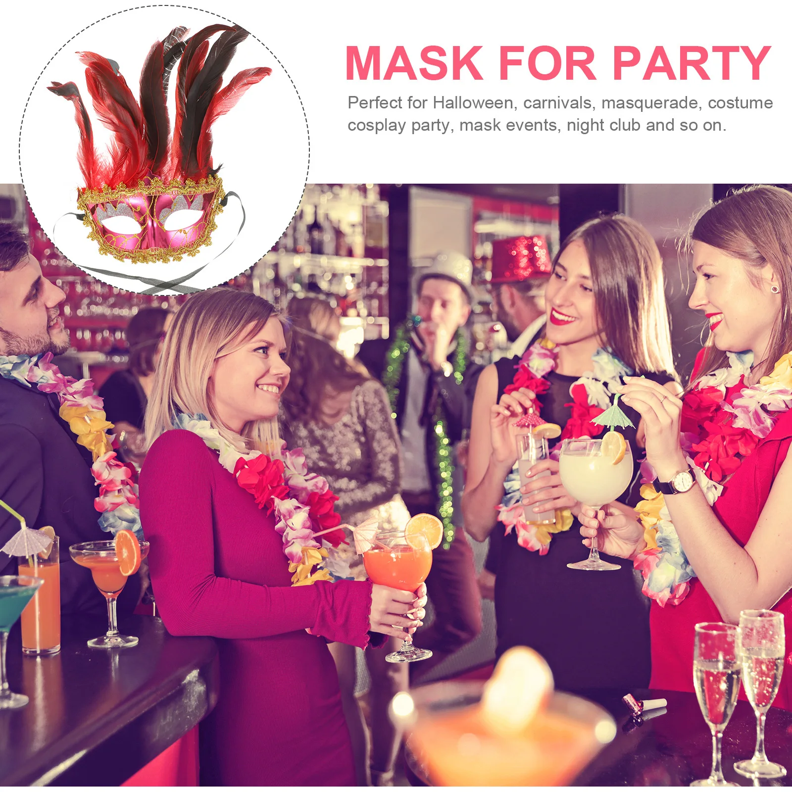 Masker Elegant Venetiaans Feestaccessoire Halloween Carnaval Cosplay Decor Voor Jurk Feestaccessoires Up Games