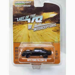 GreenLight Alloy 1:64 The Last V8 Interceptor aircraft (1979) -1973 Ford Falcon XB Muscle Car Model Boy Gift Toys