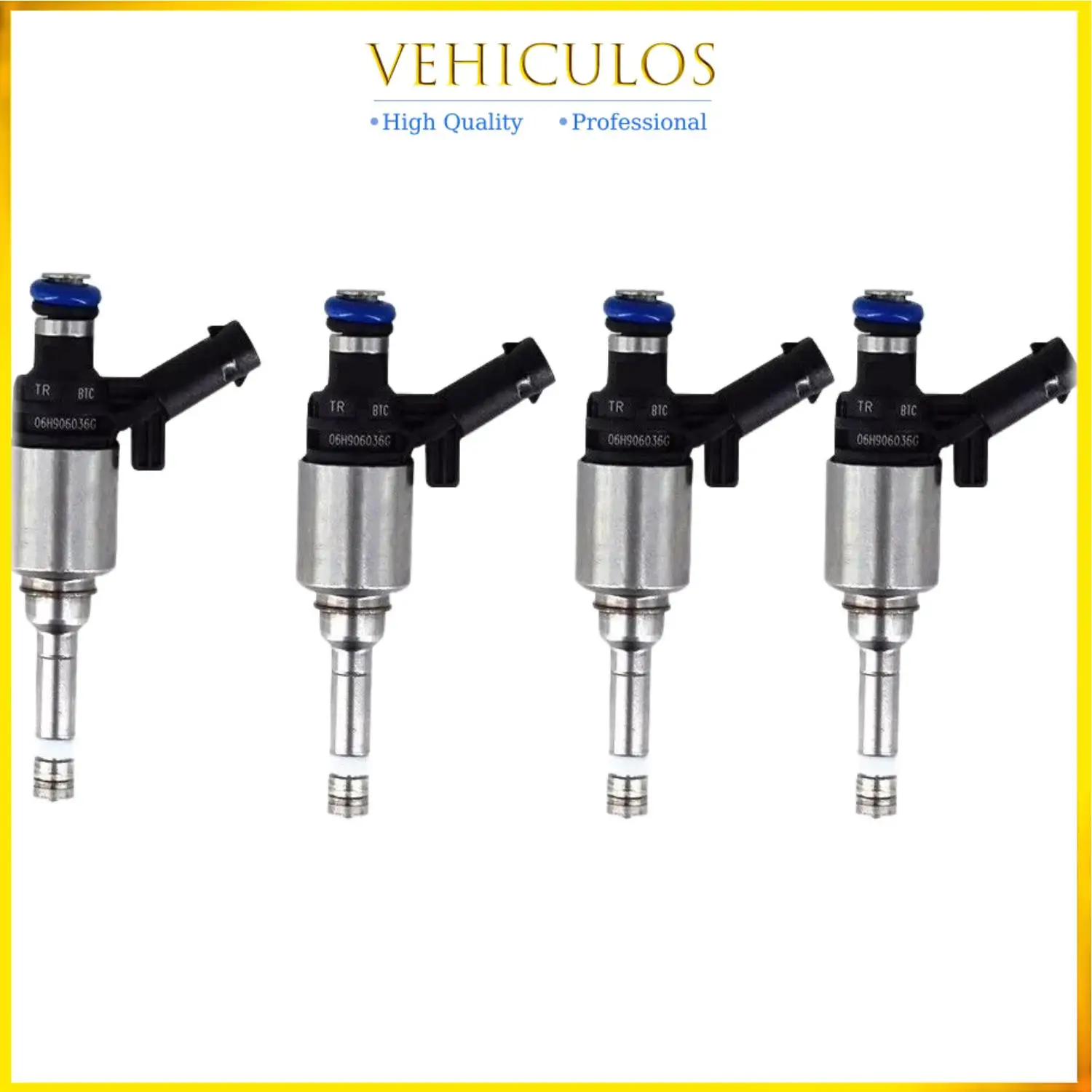 06H906036G 4pcs Fuel Injectors For VW GTI Tiguan AUDI A3 A4 A5 Q5 TT 2.0TSI 06H 906 036G 06H 906 036 G High Quality Accessories