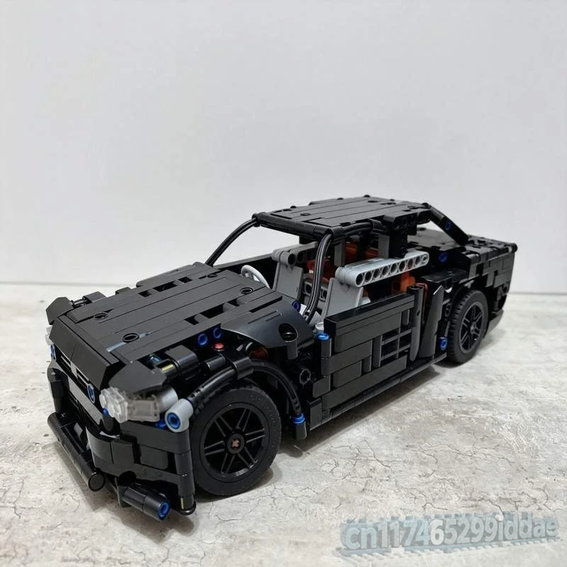 1075PCS Nissan Sports Car MOC Vehicle Model Custom Puzzle Technical DIY Creative Assembly Building Blocks Educational Toy Gift
