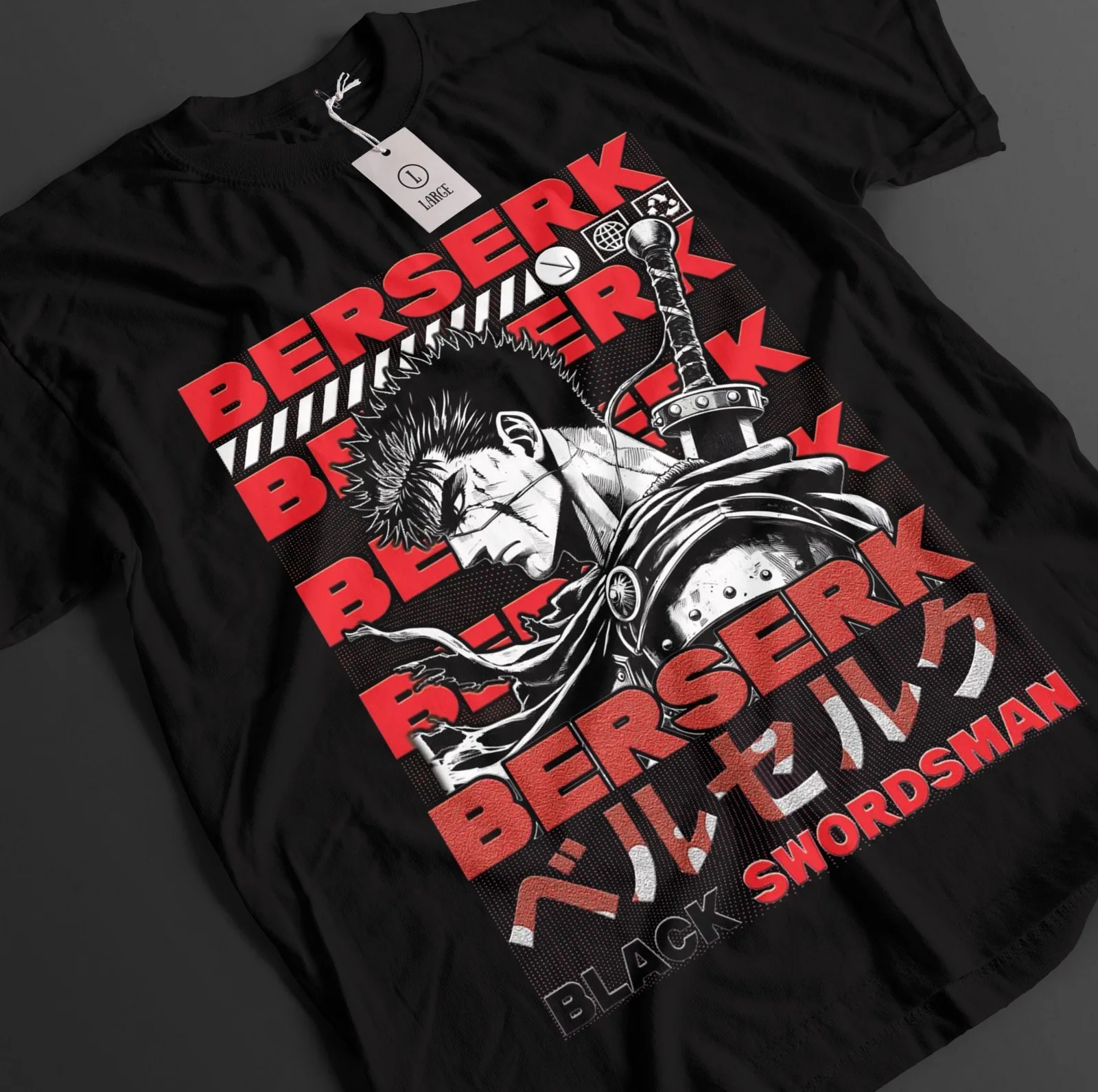 Berserk Shirt Guts Tshirt Casca T-Shirt Griffith Top Warrior Anime Unisex Tee