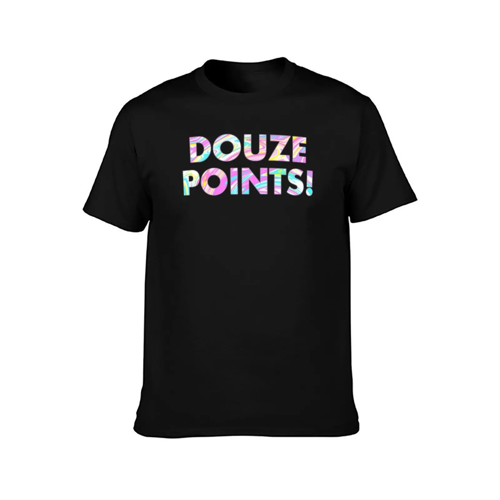 DOUZE POINTS In Paint Marble T-Shirt vintage graphic tee blue archive vintage t shirts mens white t shirts