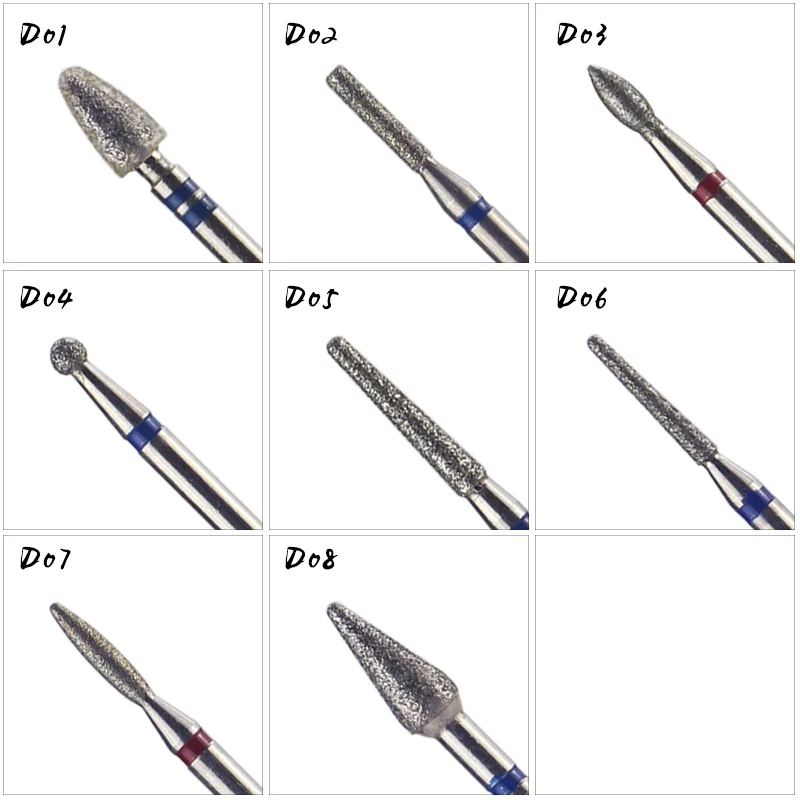 1 قطعة أظافر ماسية مثقاب الخشب قاطعة المطحنة ل مانيكير الروتاري بت إهاب نظيفة اكسسوارات ملفات الأظافر أدوات الرسم الروسية البولندية #2