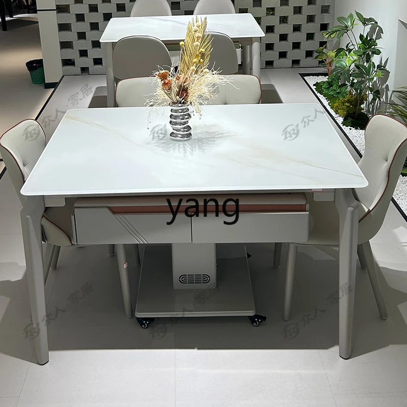 

Lh with heating automatic mahjong machine integrated household dining table chair selection induction cooker