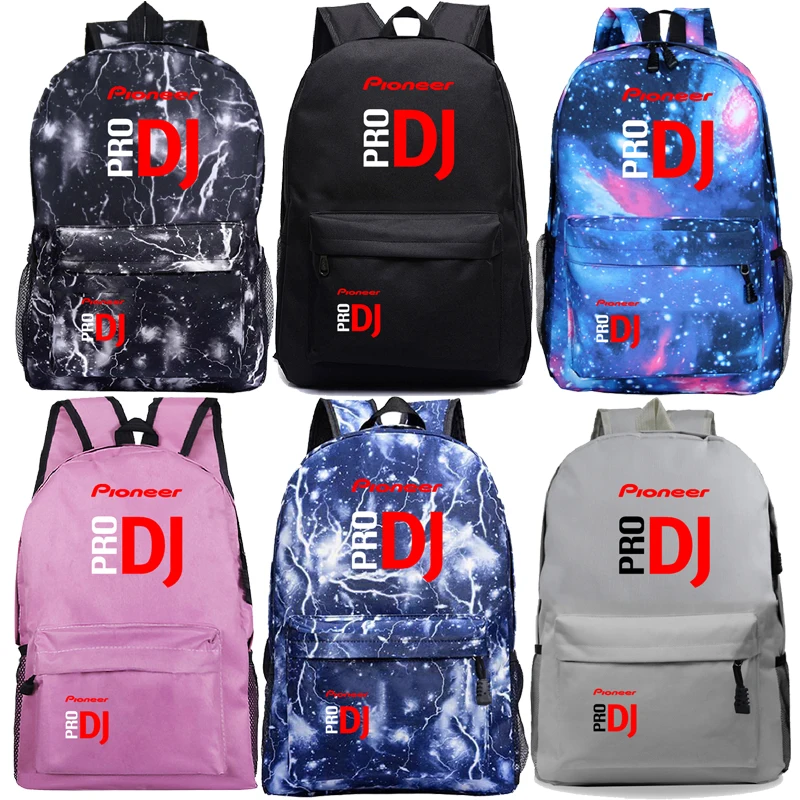 Mochila Pioneer Pro Dj para niños, bolsa de viaje, Mochila informal para niños y niñas, mochilas escolares para computadora portátil, regalos