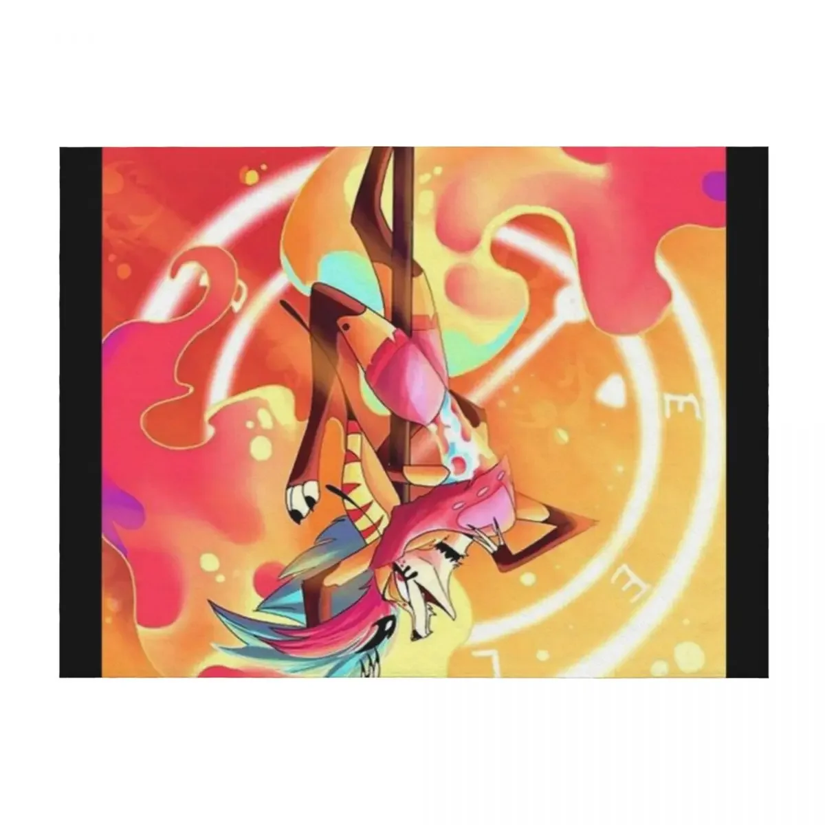 

Helluva Boss Beelzebub Throw Blanket wednesday Plush Bed Fashionable Picnic Blankets