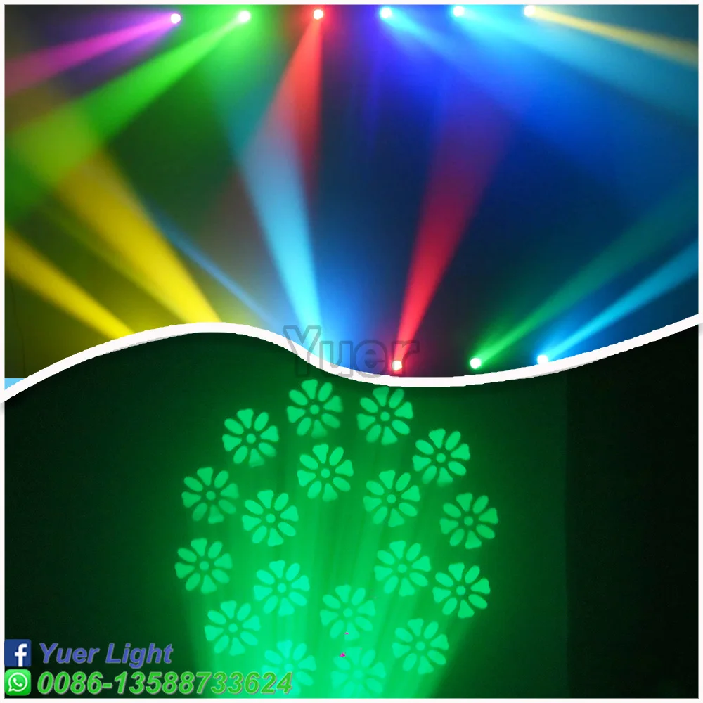 Imagem -06 - Led Beam Spot Moving Head com Rgb Pixel Ring Effect Party Stage Iluminação para dj Disco Hotel Background Casamento Pcs 120w