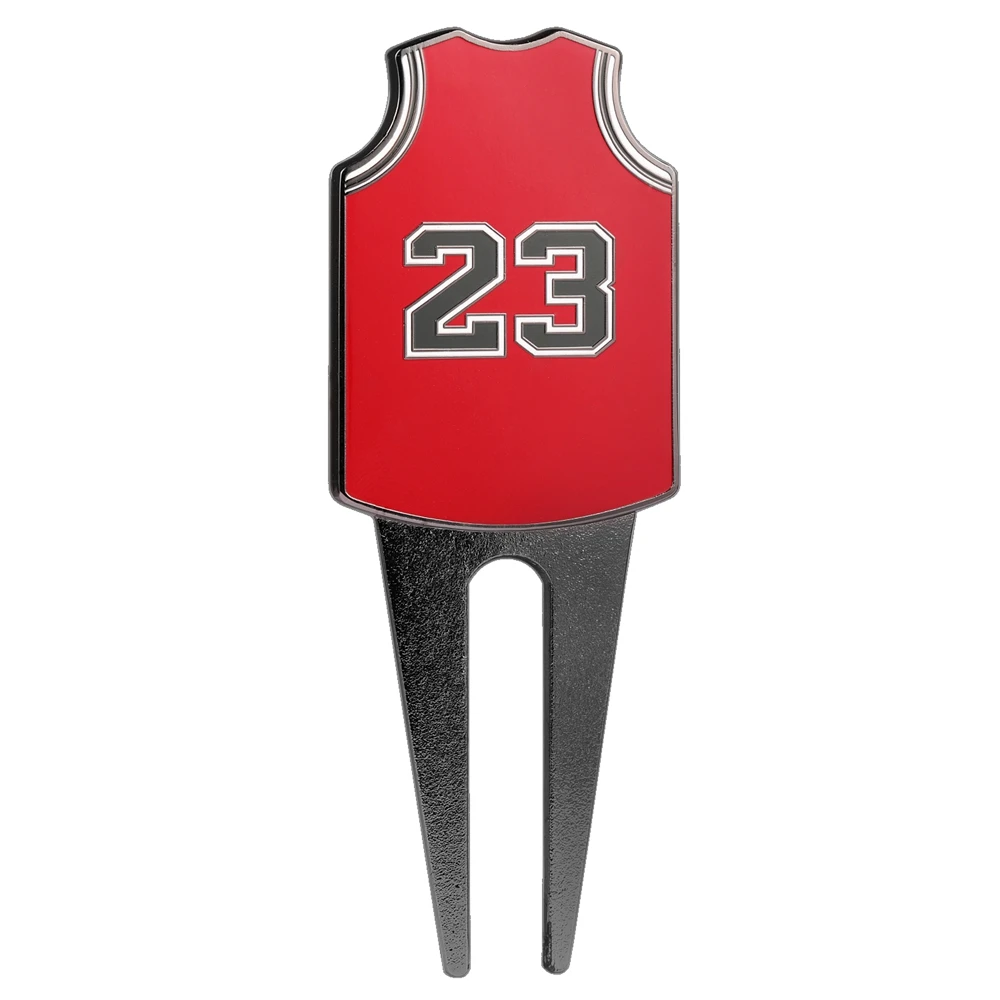 Logam # 23 # 24 Alat Perbaikan Lapangan Golf, Penanda Bola, Klip Topi, Set Hadiah