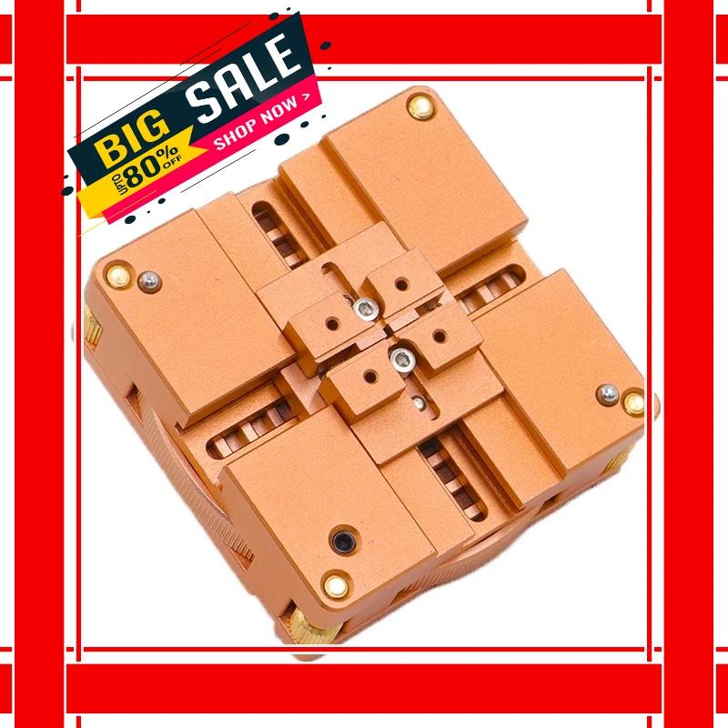 Universal Stencil Common Use 80mm 90mm New Alloy Aluminum BGA Reballing Station Reball Jig Auto Lock Accurate Position