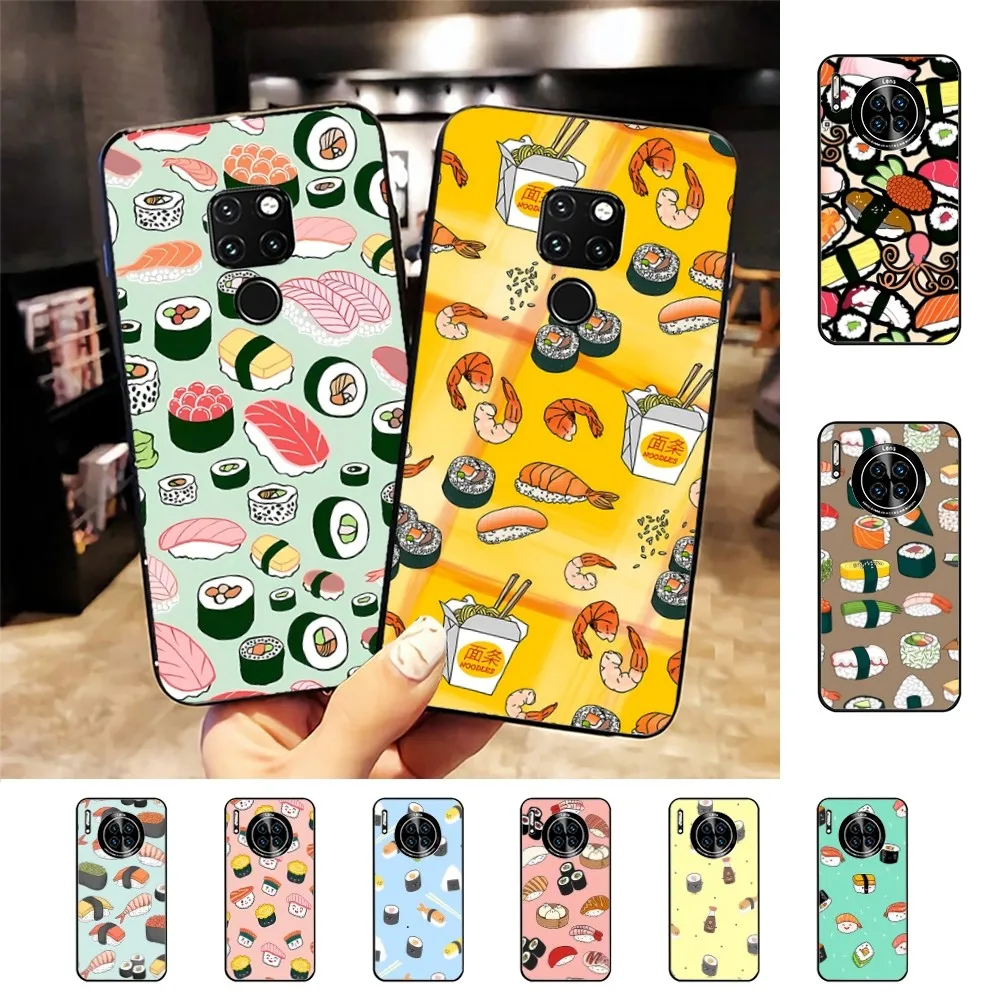 Food Sushi Phone Case For Huawei Mate 10 20 30 40 50 Lite Pro Nova 3 3i 5 6 SE 7 Pro 7SE