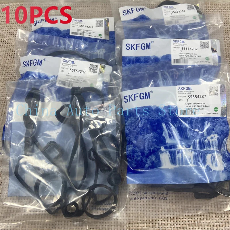 

10PCS Engine Valve Cover Seal Gasket For Chevrolet Cruze 2011-2015 1.8L Pontiac G3 Opel Vauxhall Zafira 55354237