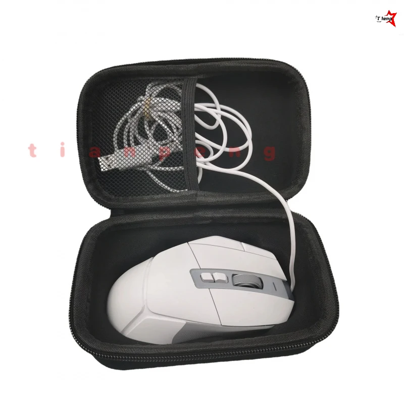 For Logitech G502X Hard EVA Carry Case Dustproof Anti-collision Portable Wireless Gaming Mouse Travel Protective Storage Bag