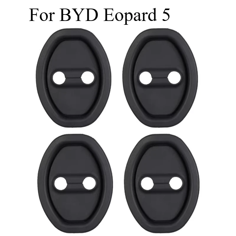 

For BYD Eopard 5 Door Lock Cover & Door Check Arm Silicone Protector Set – Anti‑Vibration Pad, Scratch & Rust Prevention Cap