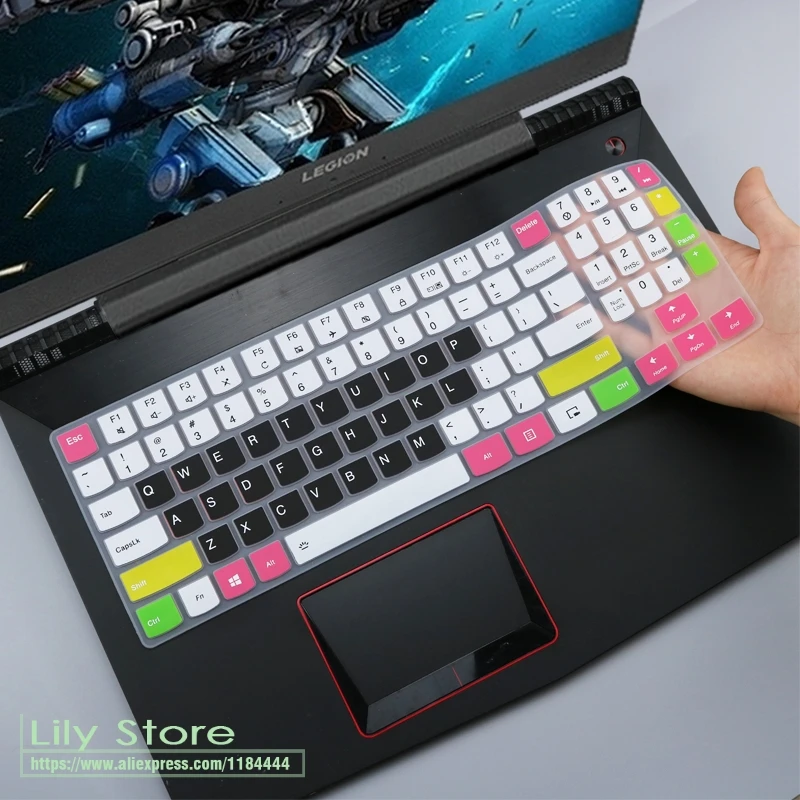 Silicone Keyboard Cover Protective Skin For Lenovo Legion Y720 Y540 Y530 Y520 R720 Y7000 15.6'' / Y730 Y740 17.3''