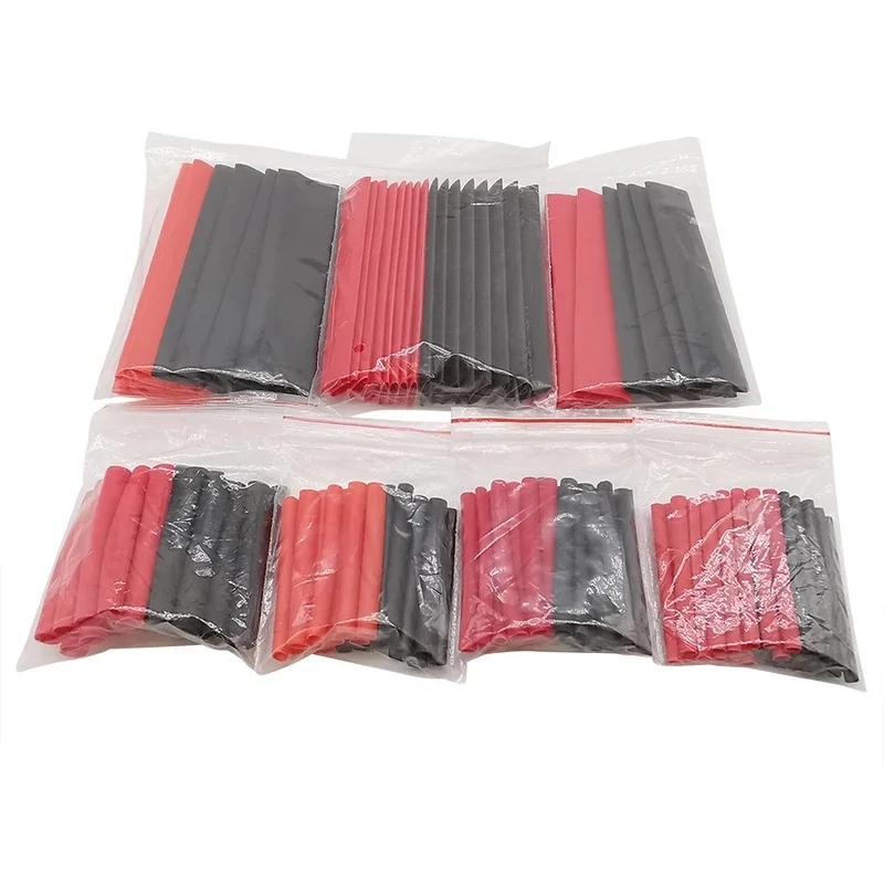127PCS Heat Shrink Sleeving Tube Assortment Kit Electrical Connection Electrical Wire Wrap Cable Waterproof Shrinkage 2:1