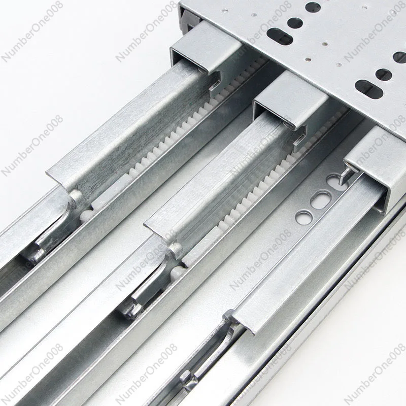 Heavy-duty Slide Rails for High Deep Cabinets Mounted Cabinets Wardrobe Rail Slides Damping Buffering Rails for Floor Ceiling