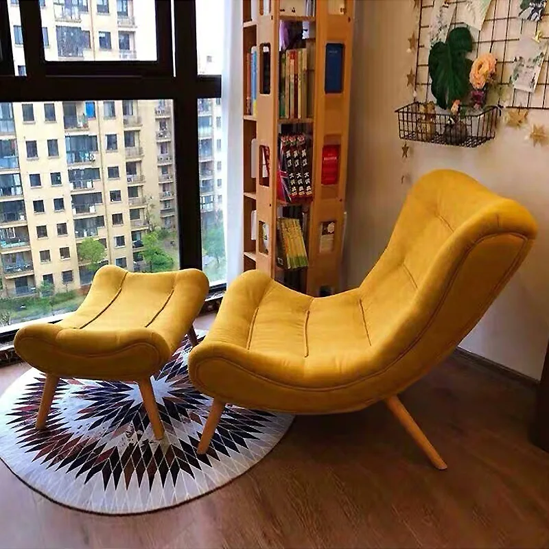 Single Lazy Sofa Nordic Small House Living Room Tiger Chair Bedroom Balcony Leisure Chair