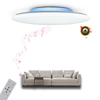 Chysongoods LED Ceiling Light Compatible With Alexa With Bluetooth Speaker, RGB Color Changing Dimmable Star point lampshade