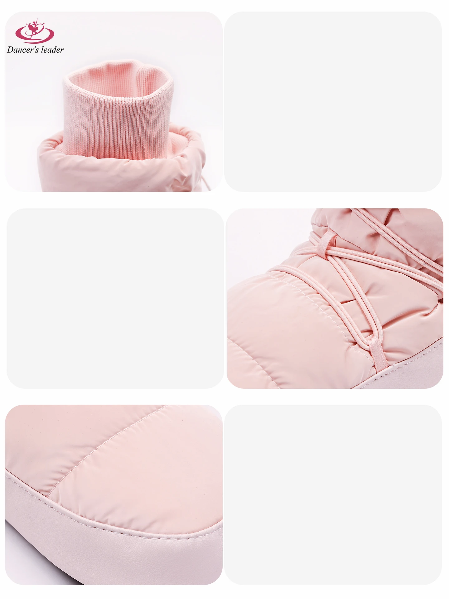 รองเท้าบัลเลต์กำมะหยี่สำหรับฤดูหนาว รองเท้าครูสอนเต้นสำหรับผู้หญิง เด็ก และผู้ใหญ่ รองเท้าบัลเลต์แบบมีสายรัดยืดหยุ่น รองเท้าบัลเลต์แบบอุ่น