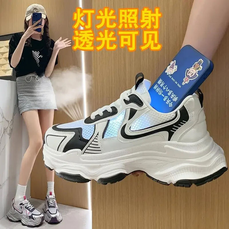 

Women's Shoes Summer Tenis Breathable Leisure Tourist Shoes New Lightweight Sneaker Soft Bottom Shock-Absorbing Run