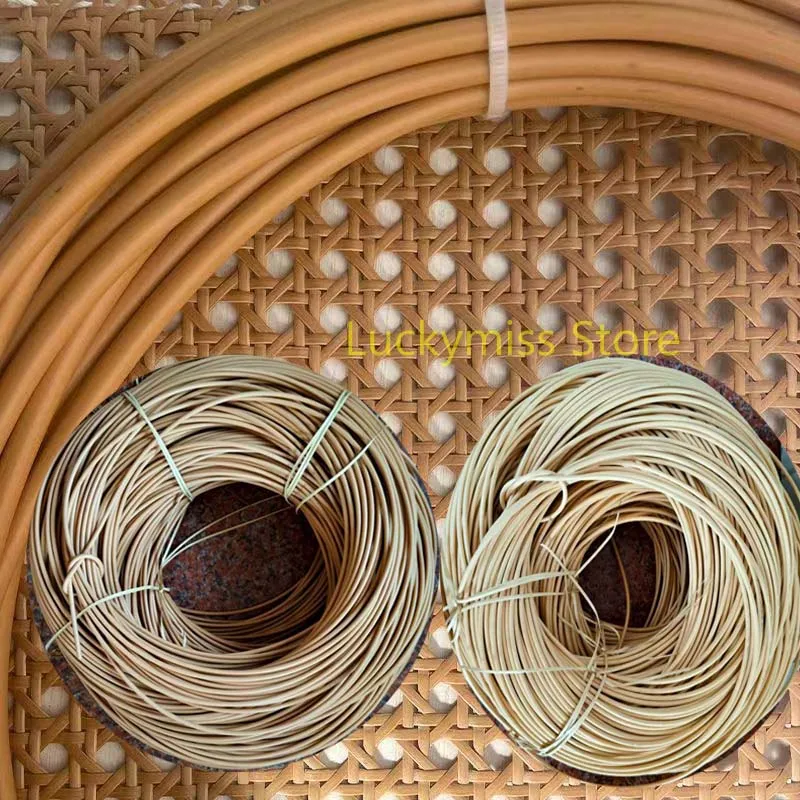 10 Meters Solid‑Round Synthetic Plastic Rattan Trim Strip Imitation Rattan Edging for Furniture Ceiling Screen Home DIY Decor