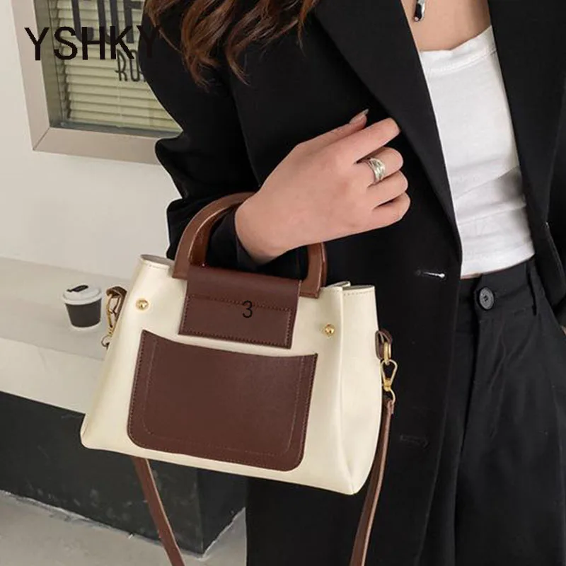 New brand shoulder Bag for 2023 women leather  Women\'s Handbags Fashion One shoulder diagonal canvas bag new letter handbag