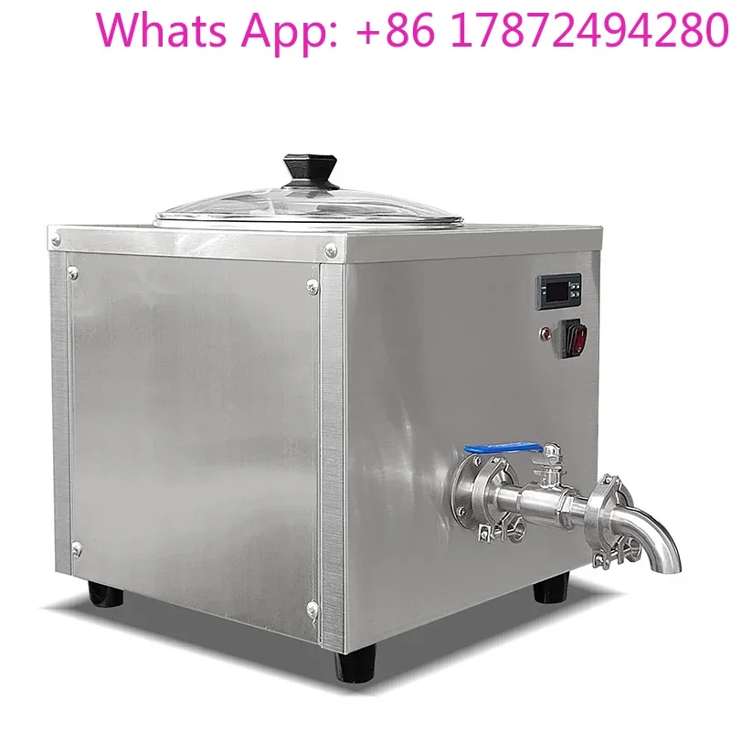 Small-Scale Fresh Milk Pasteurizer Commercial Milk & Goat Milk Pasteurizer Home-Use Juice Sterilizer 14L