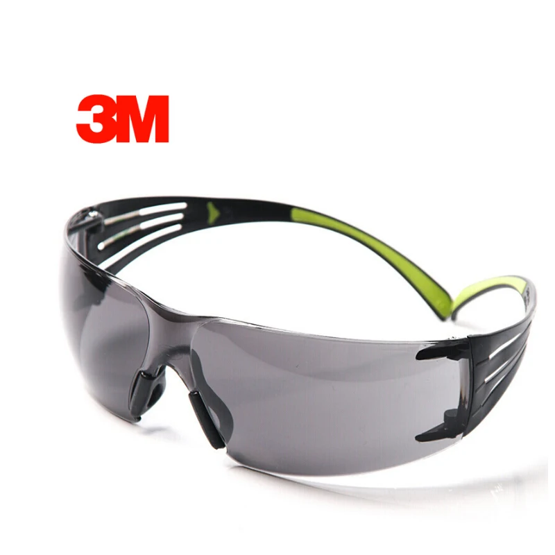 3m SF402AF Safety Goggles Genuine Security Goggles Gray Anti-Fog Anti-Shock Sf400 Series Protective Goggles Working Eyeglasses