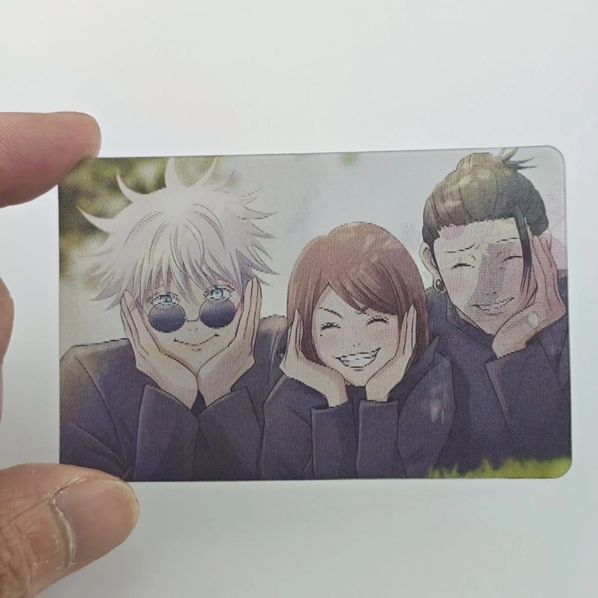 4-in-1 color changing grating card with keychain holder for men and women, commemorative gift