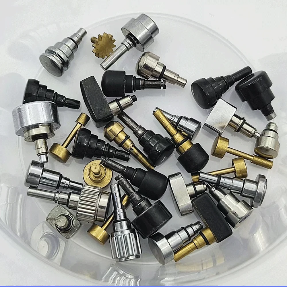 Watch Accessories Handles, Mixed DlY Handles, WatchButtons, Silver and Gold Sizes Mixed Shipped Randomly 40PCS