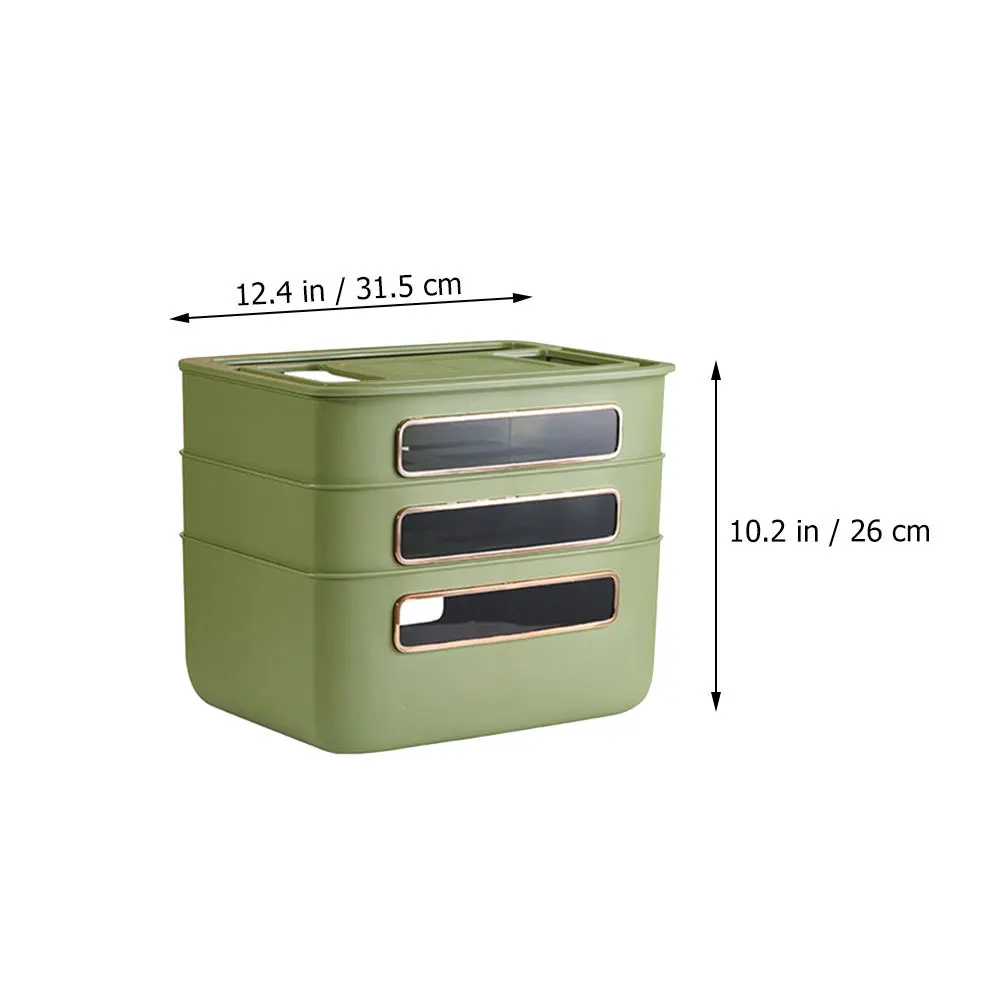 صندوق تخزين جهاز التوجيه المنزلي تصميم مجوف رف تخزين جهاز التوجيه المنزلق منظم الكابلات للوازم المنزلية صندوق التشفير #5