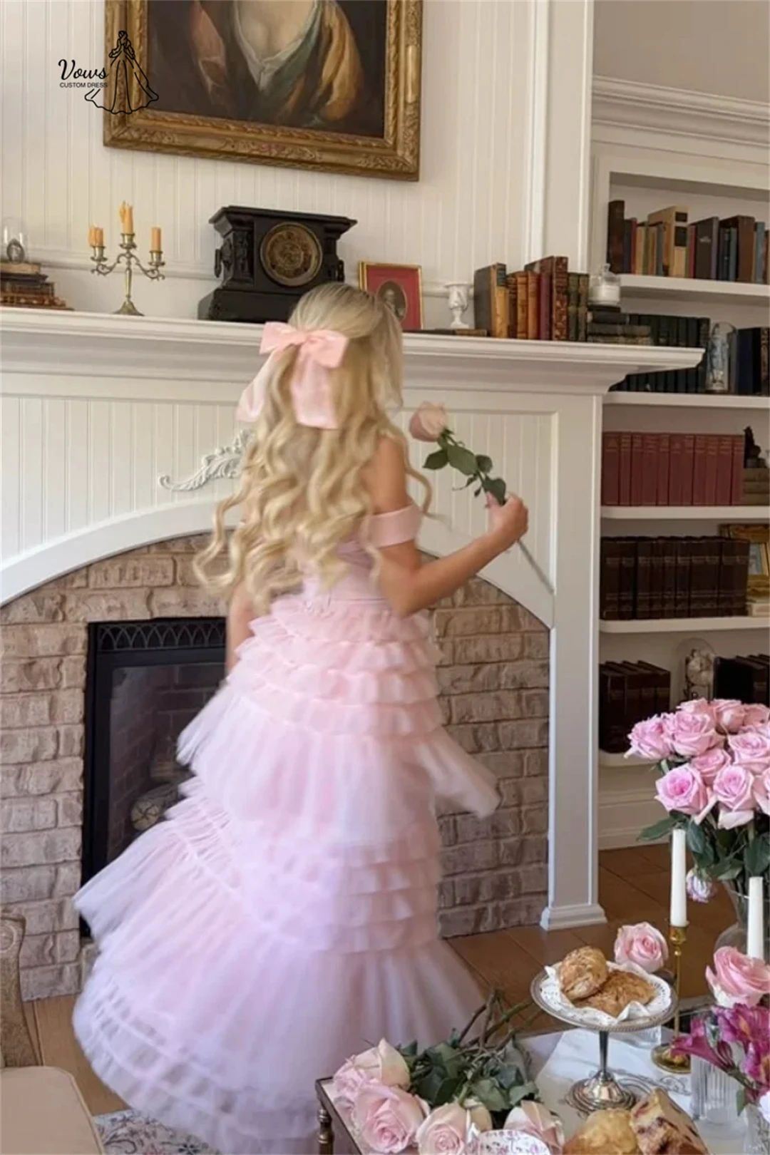 Vows-vestidos de fiesta de noche elegantes hechos a medida para mujer, vestido de noche para mujer, vestido de baile con vela, línea A, hilo bordado para graduación