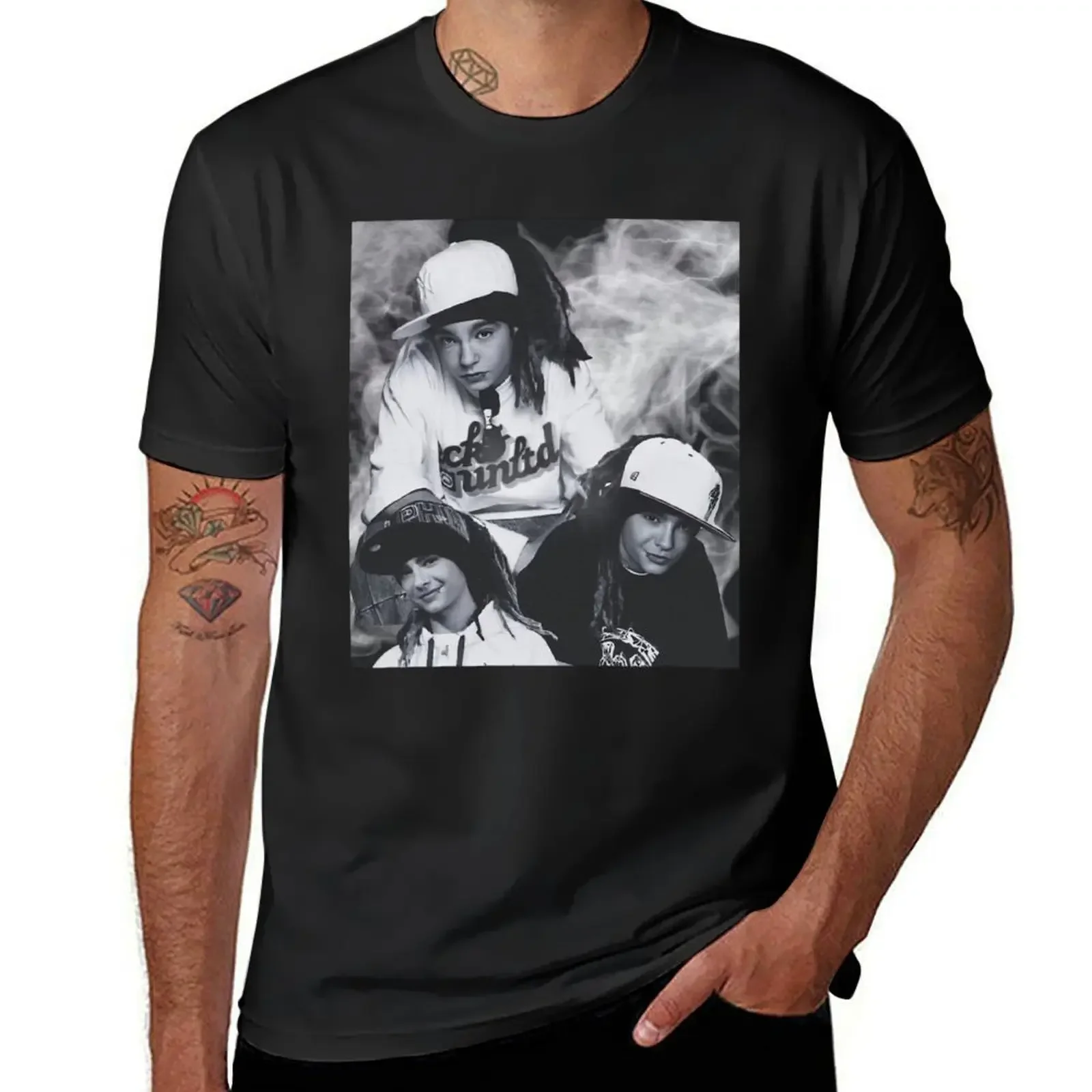 

Tom Kaulitz T-Shirt blacks graphic t shirts oversized t shirts for men