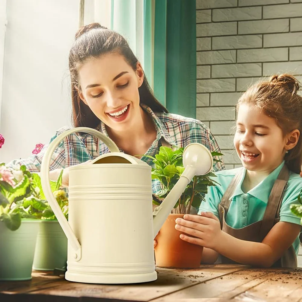 Regadera para plantas de interior, regadera de flores para exteriores, plantas de casa, flor de jardín, Caño largo de interior