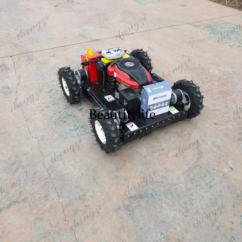 A55 small wheel mower, household agricultural lawn mower, electric lawn remote control lawn mower - view 4