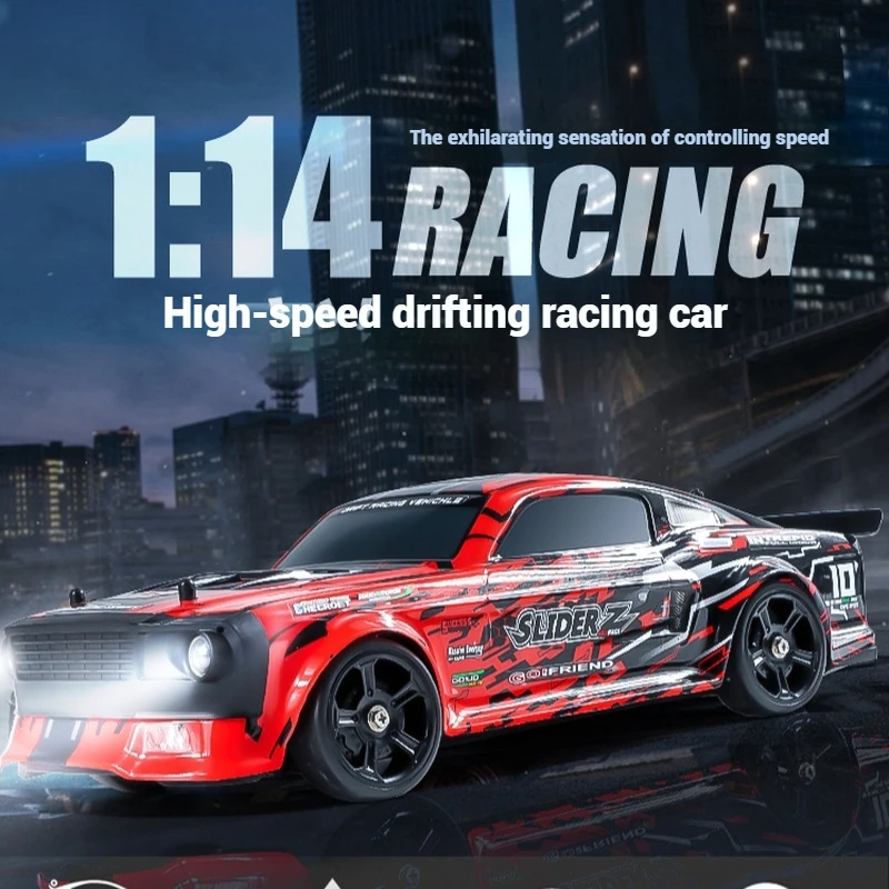 

HaiBoXing 2103 Electric Remote Control Drift Car 1/14 Scale Gyro Equipped Racing Model Car With Controllable Lighting Waterproof